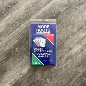 More Roots Card Games - Greek/Latin